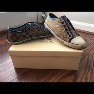 Coach slip on shoes